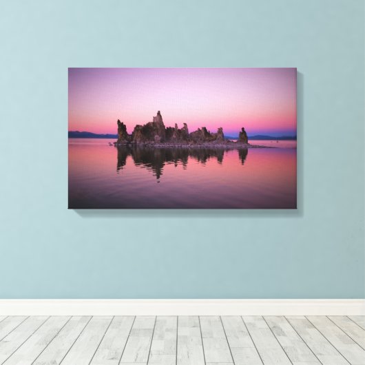 Roze Canvas Afdruk (Insitu (Houten vloer))