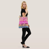 Roze Canvas tas Flamingos (Op model)
