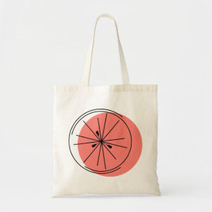 Roze canvas tas van pompelmoes