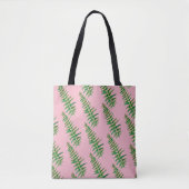 Roze Canvas tas voor het schilderen van het bladpa (Voorkant)