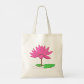 Roze Canvas tas Water Lily (Achterkant)