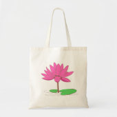 Roze Canvas tas Water Lily (Voorkant)