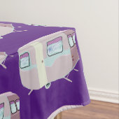 Roze caravan tafelkleed (Voorbeeld)