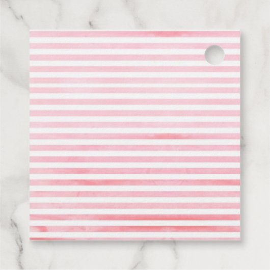 Roze carnaval Birthday Sticker Bedankjes Labels (Achterkant)