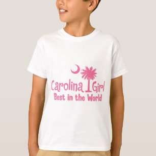 Roze Carolina Girl Best in the World T-shirt