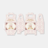 Roze Carriage Princess Sprookje Baby shower Bedankdoosjes (Uitgevouwen)