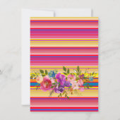 Roze Carrousel Baby shower uitnodiging (Achterkant)