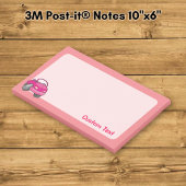 Roze Cartoon Auto Post-it® Notes
