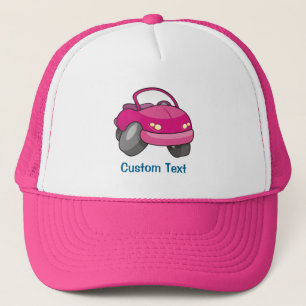 Roze Cartoon Auto Trucker Hat Trucker Pet