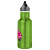 Roze Cartoon Auto Waterfles (Rechts)