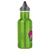 Roze Cartoon Auto Waterfles (Links)