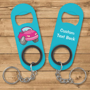 Roze Cartoon Autohanger Flesopener Mini Flessenopener