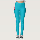 Roze Cartoon Autoleggings Leggings (Voorkant)