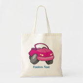 Roze Cartoon Autotassen Tote Bag (Voorkant)