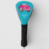 Roze Cartoon Golfheadcover (Voorkant)