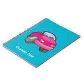 Roze Cartoon Notitieboek (Linkerzijde)