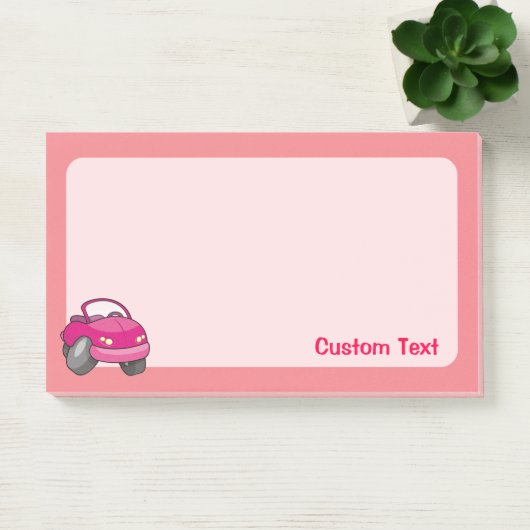 Roze Cartoon Post-it® Notes (Kantoor)