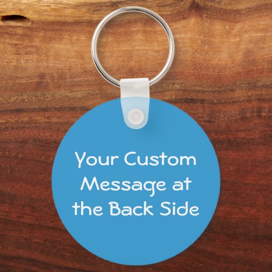 Roze Cartoon Sleutelhanger (Achterkant)