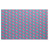 Roze Cartoon Stof (Yard (91,4 cm))