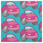 Roze Cartoon Stof (Swatch)