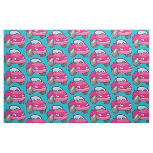 Roze Cartoon Stof (Fat Quarter)