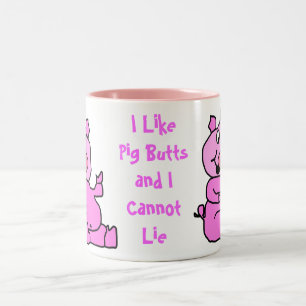Roze Cartoon Varkenskeramische Mok
