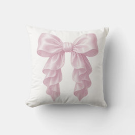 Roze Cascade Plissé Lint Elegant Verwend Girly Kussen