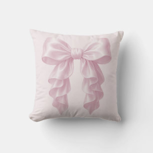 Roze Cascade Plissé Lint Elegant Verwend Girly Kussen