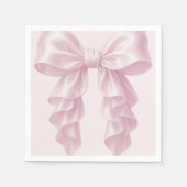 Roze Cascade Ruffle Bow Classy Posh Servet (Voorkant)