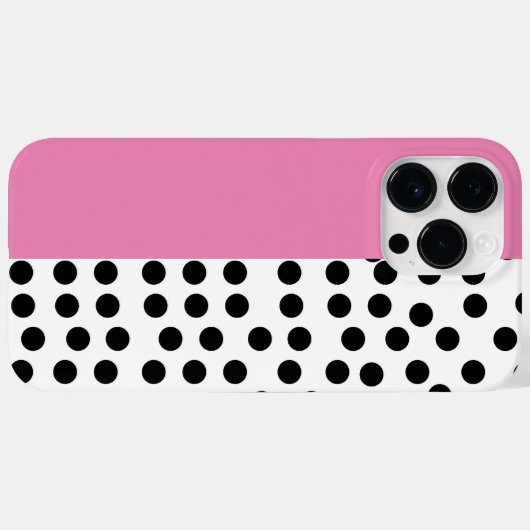 Roze Case-Mate iPhone Case (Achterkant (horizontaal))