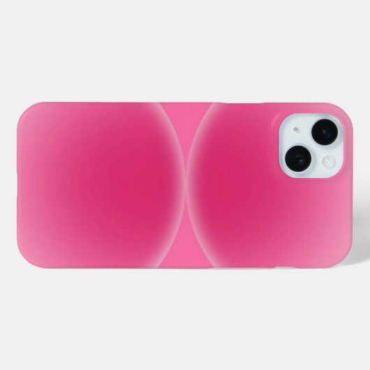 Roze Case-Mate iPhone Case (Achterkant (horizontaal))