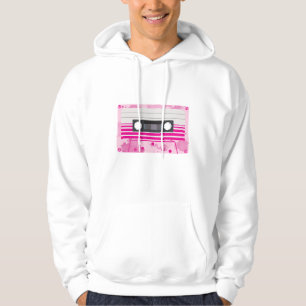 Roze Cassettebandje met Roze Splashes Hoodie
