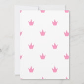 Roze Castle onder CloudPrincess Birthday, foto Kaart (Achterkant)