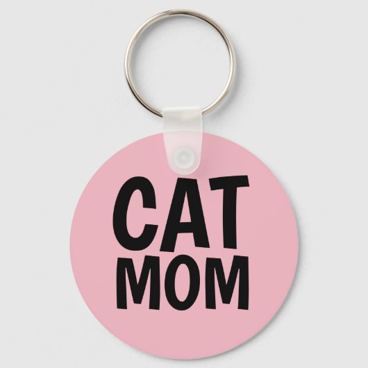 Roze CAT-sleutelketen Sleutelhanger (Voorkant)
