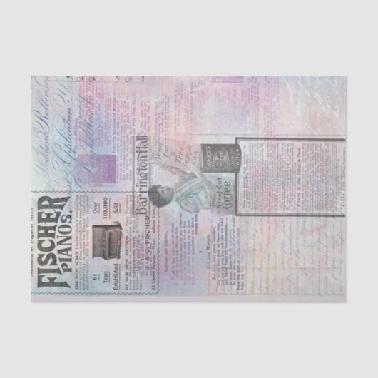 Roze  Catalogus Tissuepapier (Voorkant)