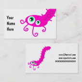 Roze Caterpijler Germ Visitekaartje (Voorkant / Achterkant)