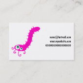 Roze Caterpijler Germ Visitekaartje (Achterkant)