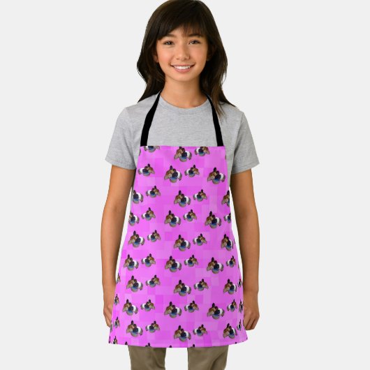 roze cavia's, schort (Insitu)