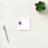 Roze cd-speler met oordopjes die kussen post-it® notes (Kantoor)