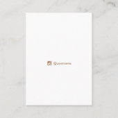 Roze Celestial Star Ketting Bracelet Display Card Visitekaartje (Achterkant)