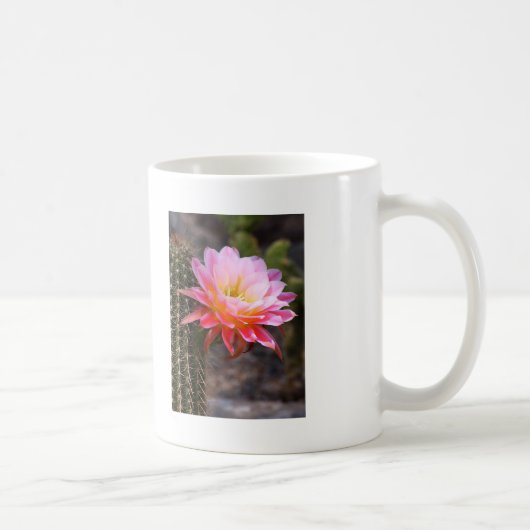 Roze Cereus Flower Koffiemok (Rechts)