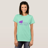 Roze Chainzaag T-Shirt (Voorkant volledig)