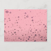 Roze Chamgagne Briefkaart (Voorkant)