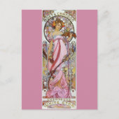 Roze champagne - Art Nouveau Briefkaart (Voorkant)