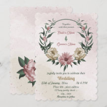 roze champagne bloemen botanische bruiloft