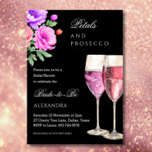 Roze Champagne Bloesems en Prosecco Bruidsdiner
