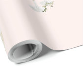 Roze Champagne Bruiloft Cadeaupapier (Rol Hoek)