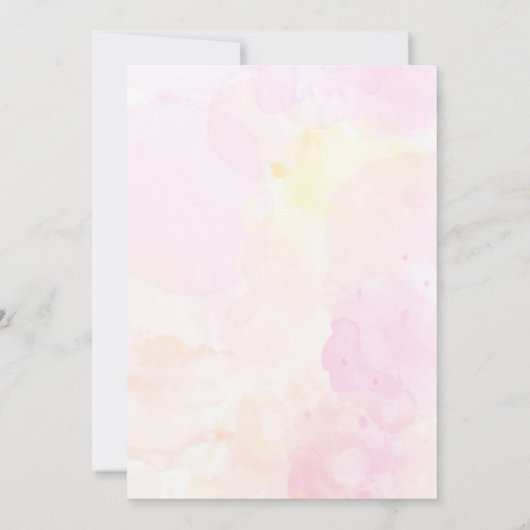 Roze champagne brunch en bubble Vrijgezellenfeest Kaart (Achterkant)