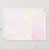 Roze champagne brunch en bubble Vrijgezellenfeest Kaart (Achterkant)