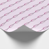 Roze Champagne Cadeaupapier (Hoek)
